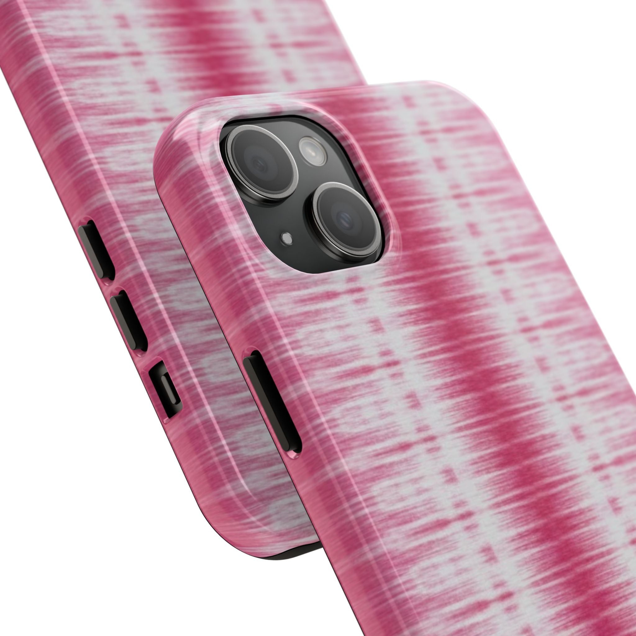 Pink Woven Texture iPhone Case