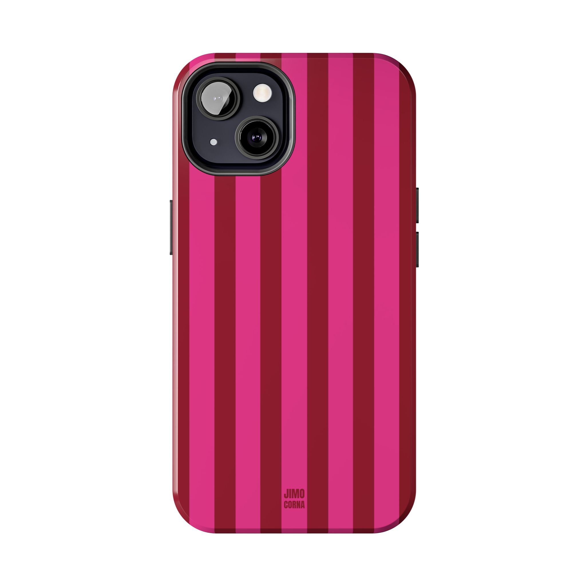 Strawberry Burst Bold Stripes