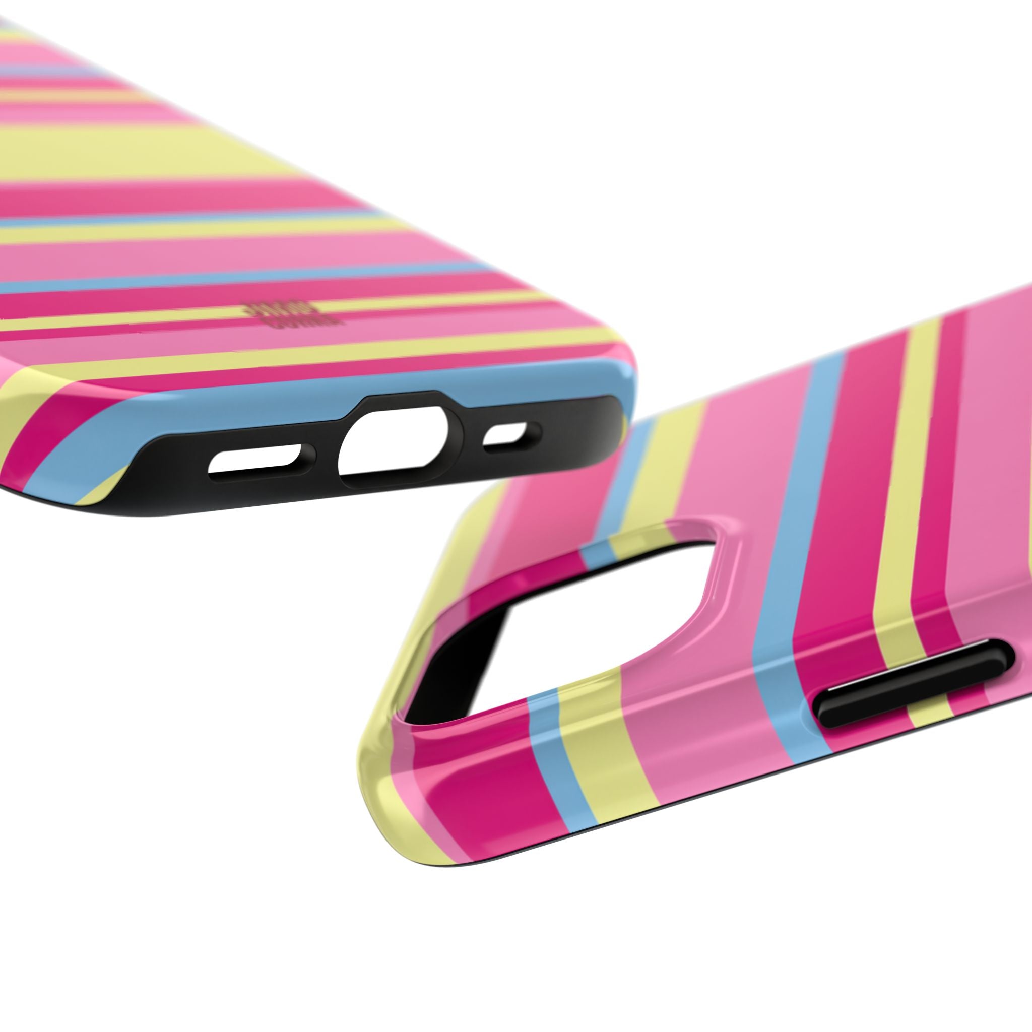 Lemonberry Stripe iPhone Case