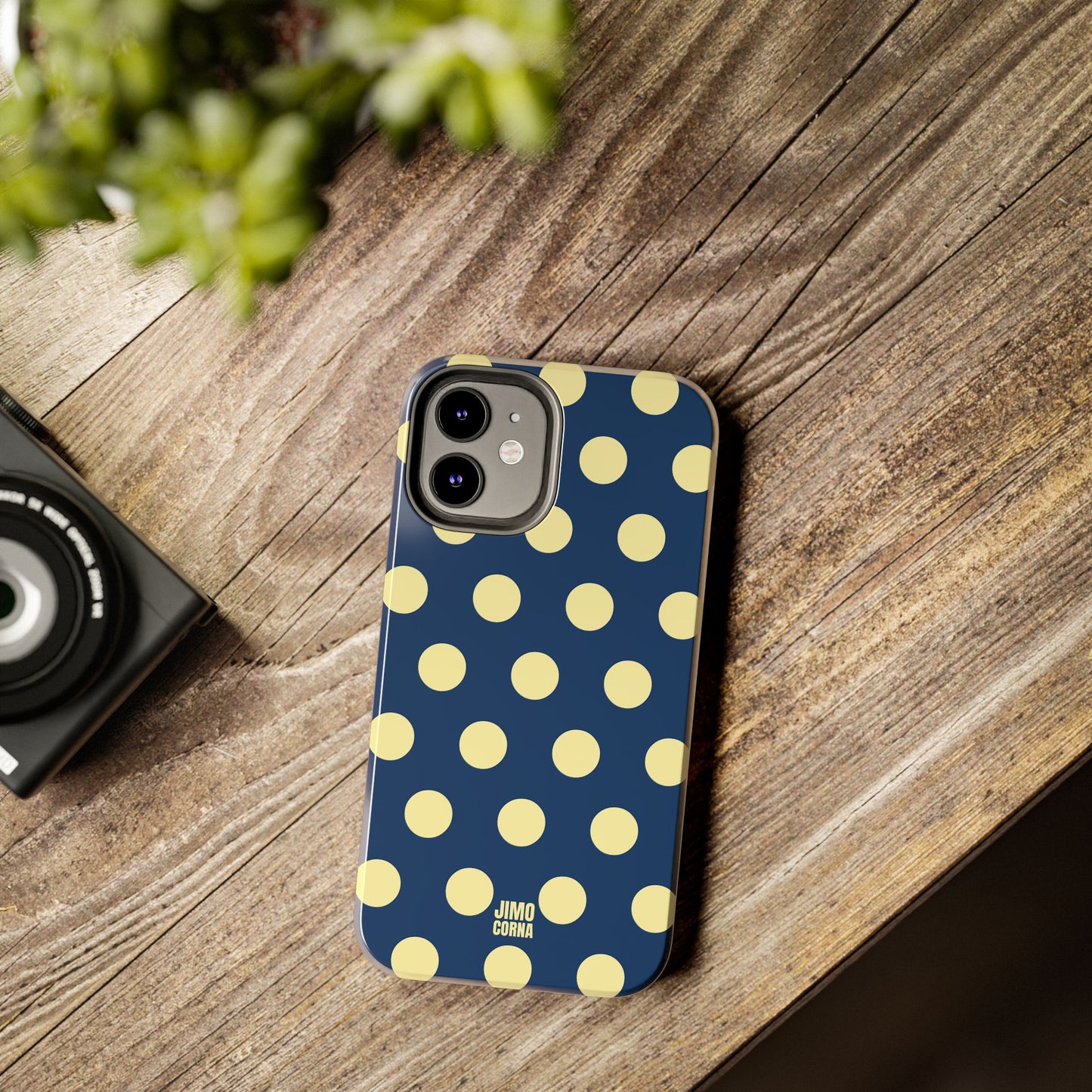 Big Polka Dot | Blue and Cream