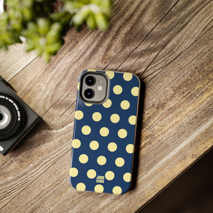 Big Polka Dot | Blue and Cream