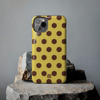Big Polka Dot | Yellow and Brown