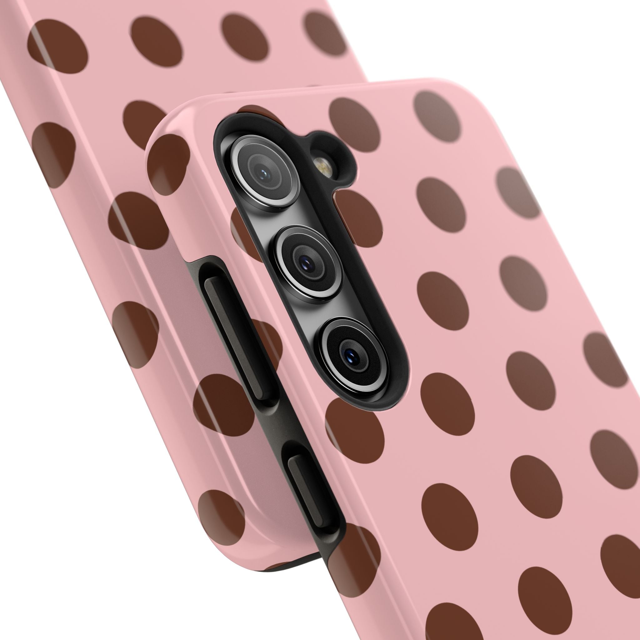 Big Polka Dot | Pink and Brown