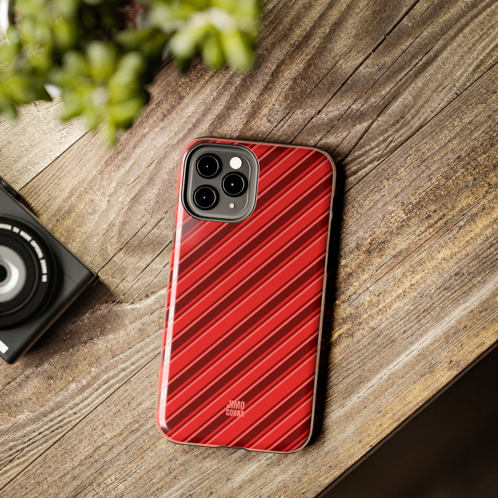Angelina Stripes | Cherry - iPhone Case