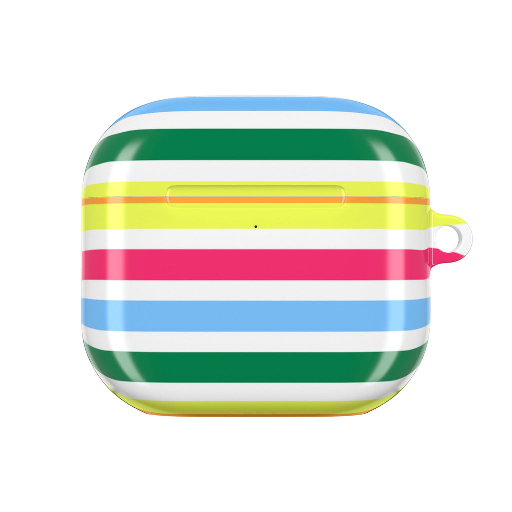 Rainbow Sorbet Stripe AirPods Case