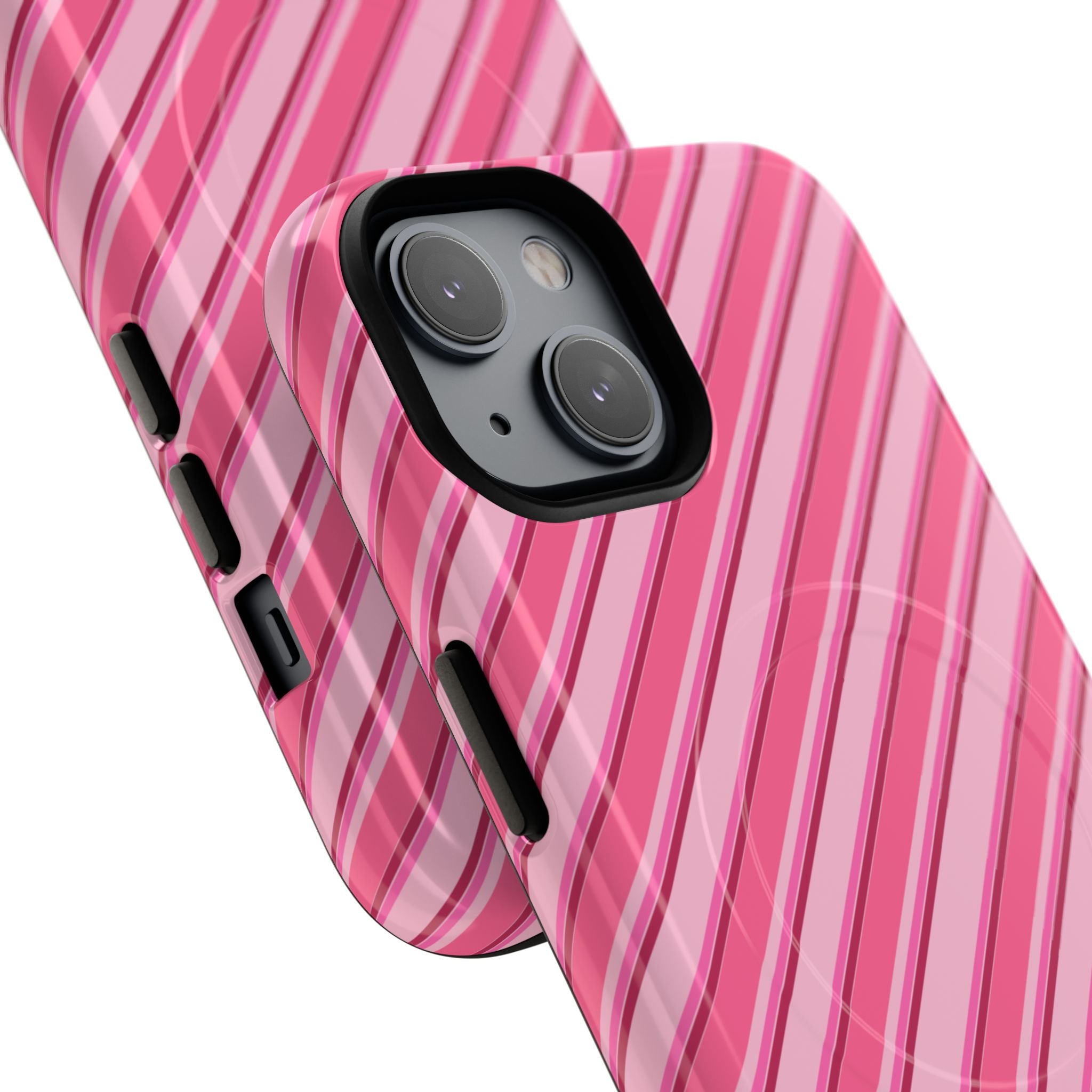 Angelina Stripes | Hot Pink - MagSafe iPhone Case