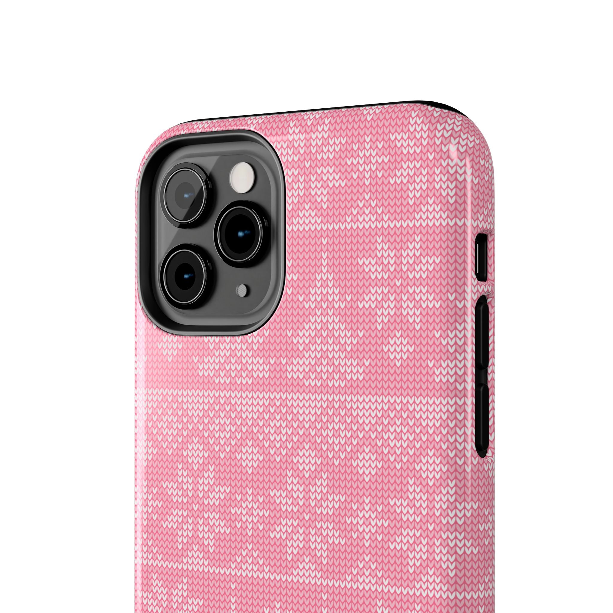 Holiday Knit | Pink iPhone Case