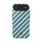 Angelina Stripes | Blue - MagSafe iPhone Case