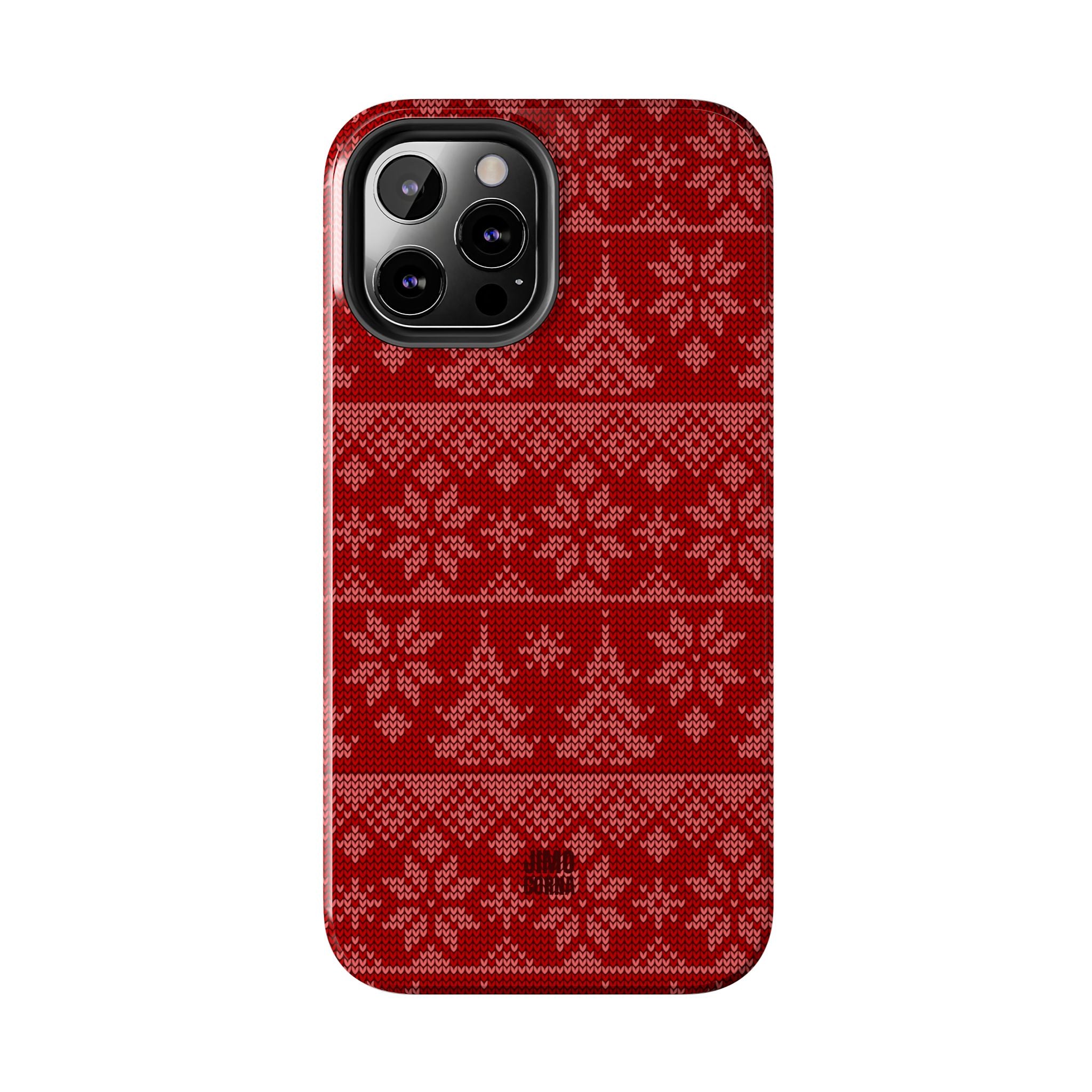 Holiday Knit | Red iPhone Case