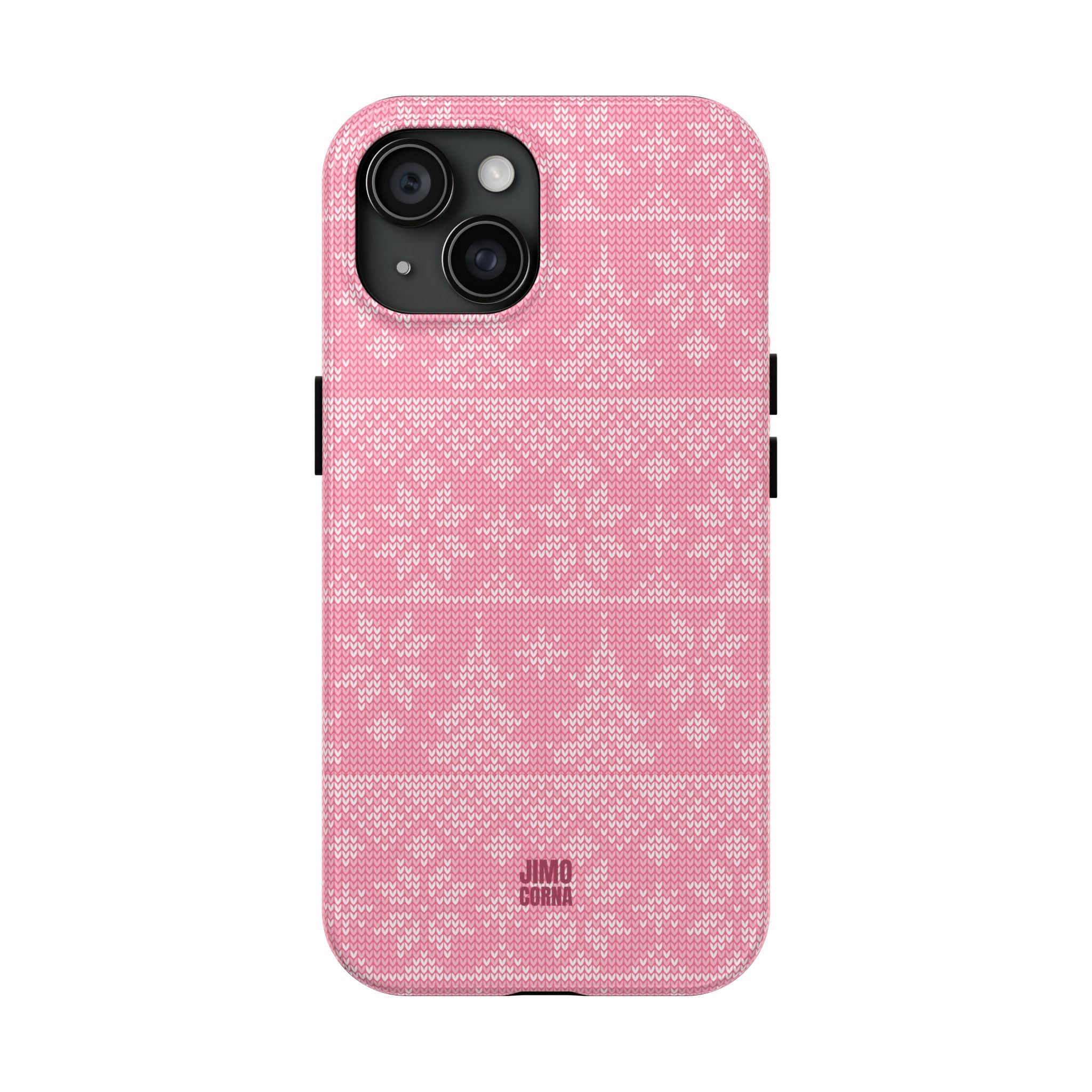 Holiday Knit | Pink iPhone Case