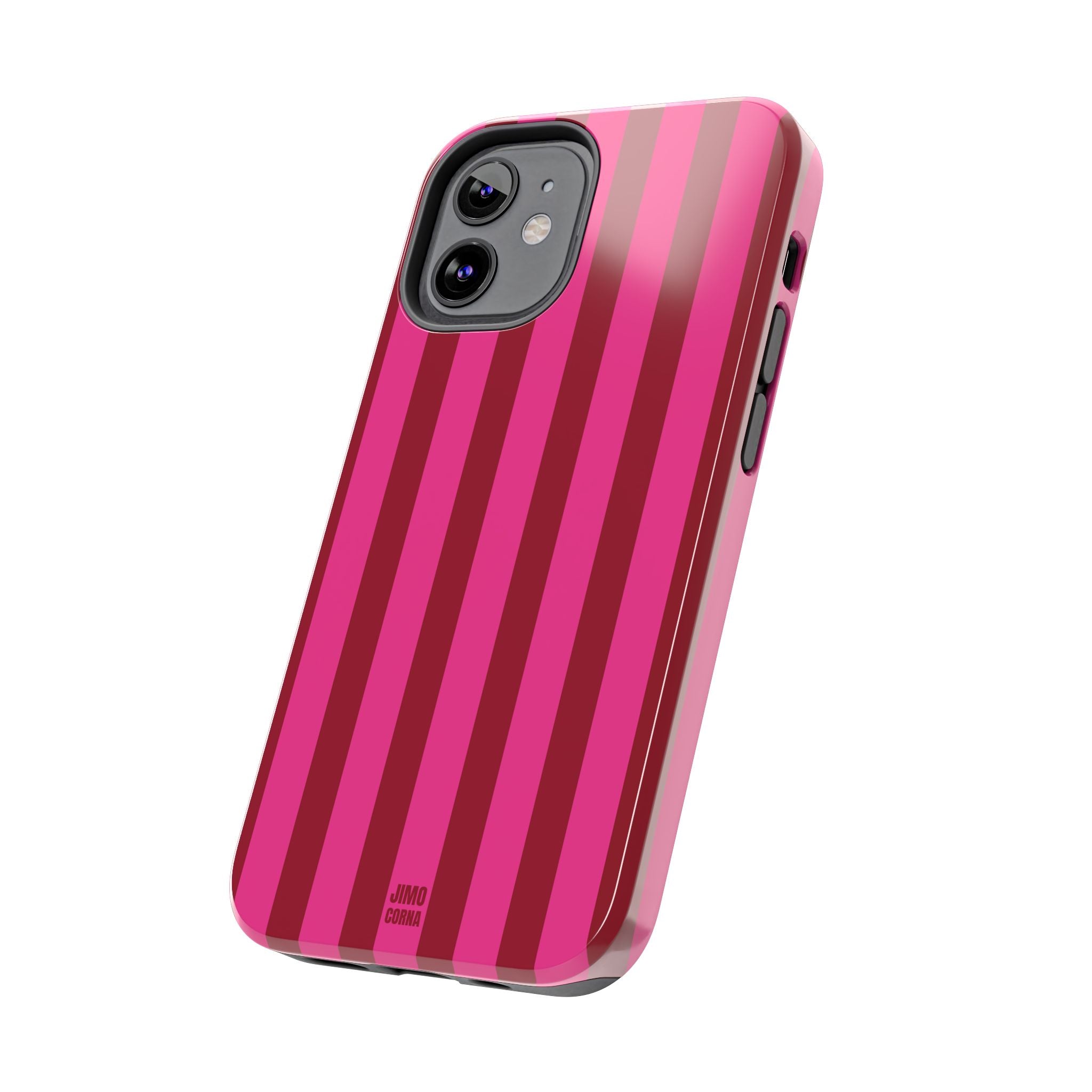 Strawberry Burst Bold Stripes