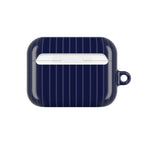 Navy Blue Soft Stripes AirPods Case