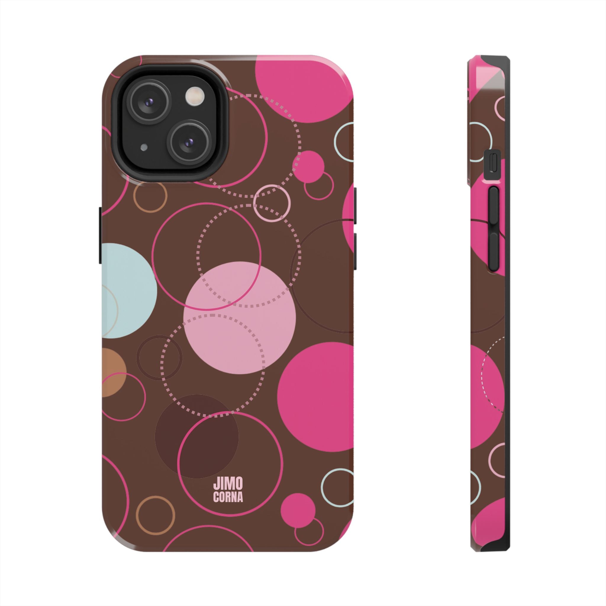 Spiral Pop iPhone Case | Brown