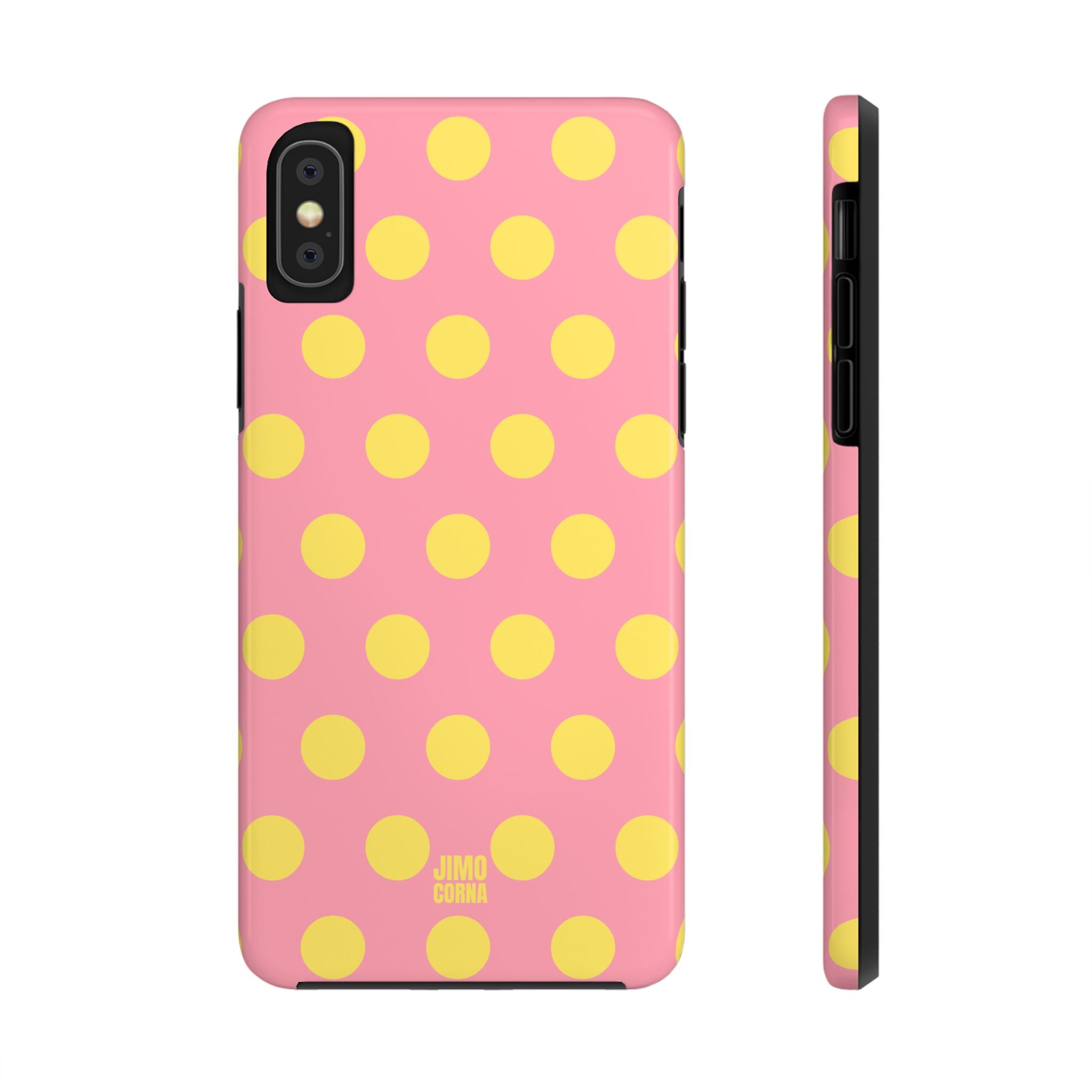 Big Polka Dot | Pink and Yellow