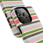 Sweet Candy Stripes MagSafe iPhone Case