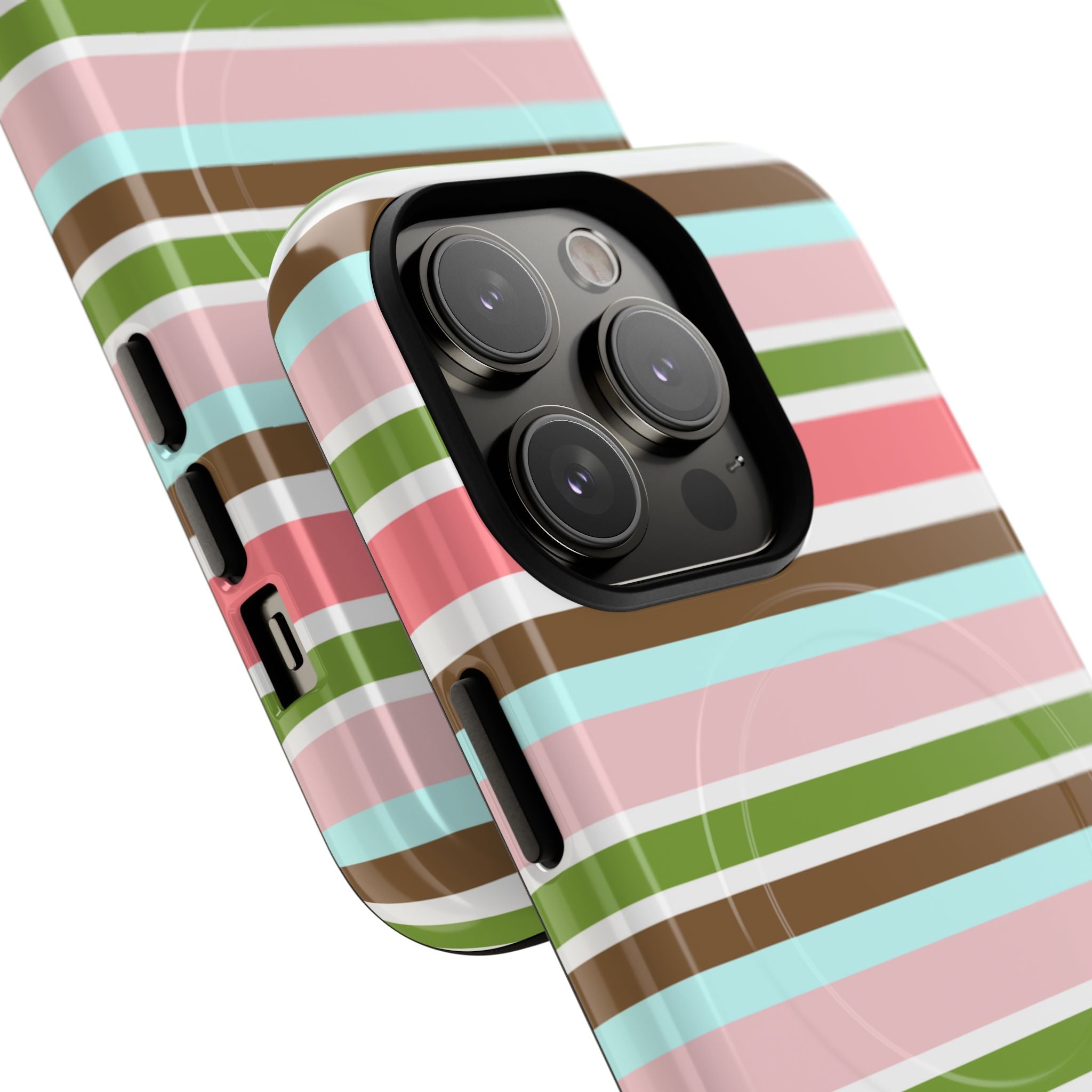 Sweet Candy Stripes MagSafe iPhone Case