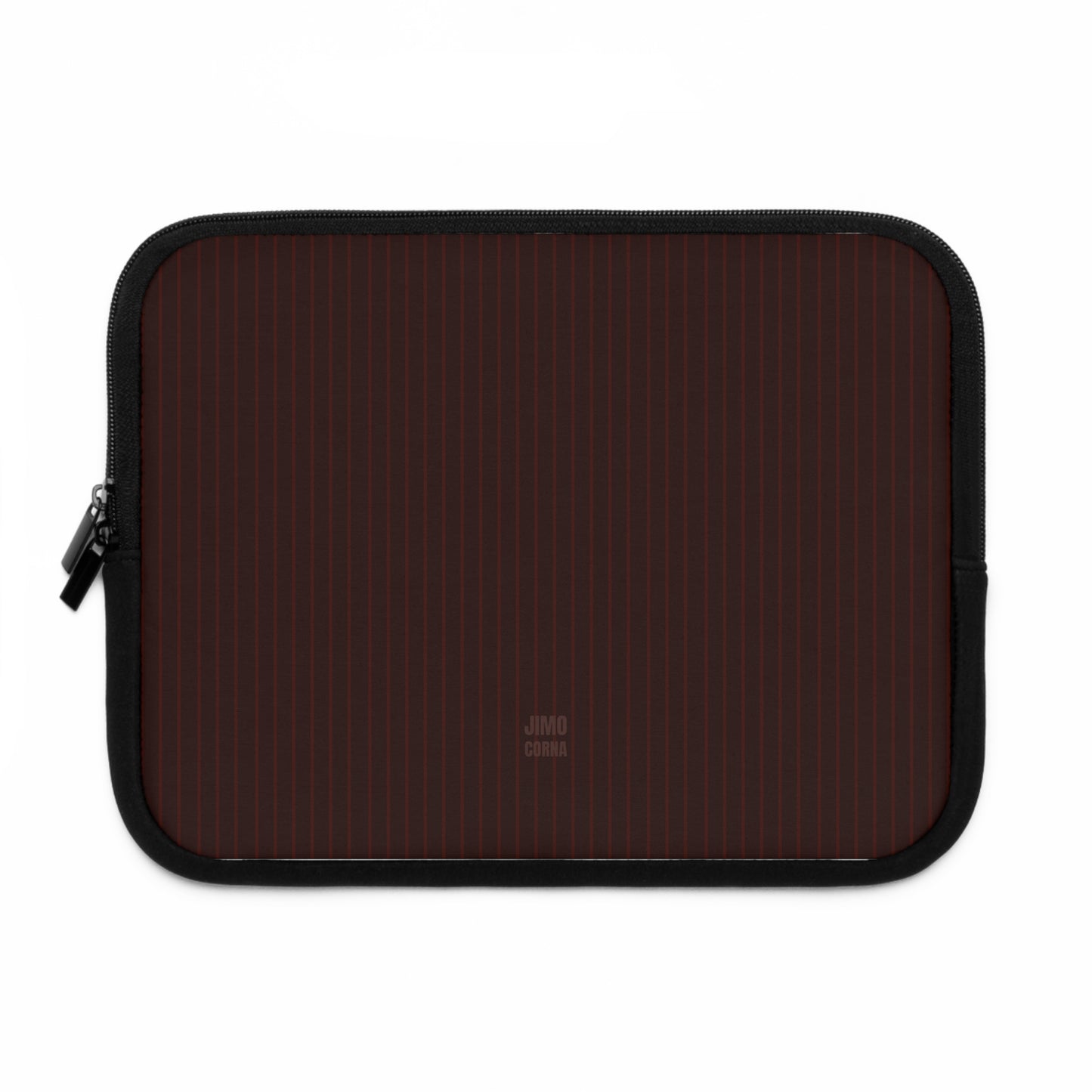 Burgundy Soft Stripes Laptop Sleeve