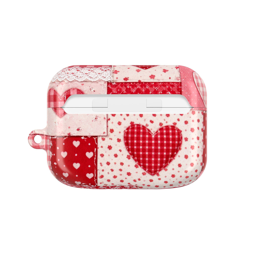 Patchwork Heart AirPods Case