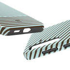 Asymmetrical Lines Samsung Galaxy Case | Blue and Brown