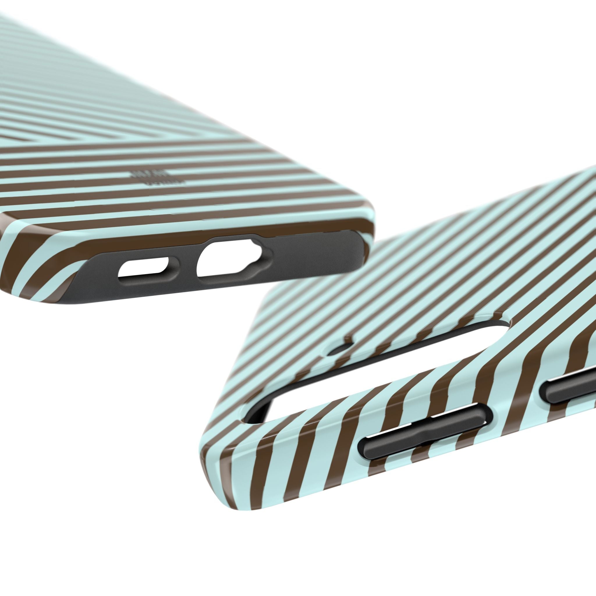 Asymmetrical Lines Samsung Galaxy Case | Blue and Brown