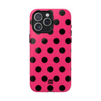 Big Polka Dot | Hot Pink and Black
