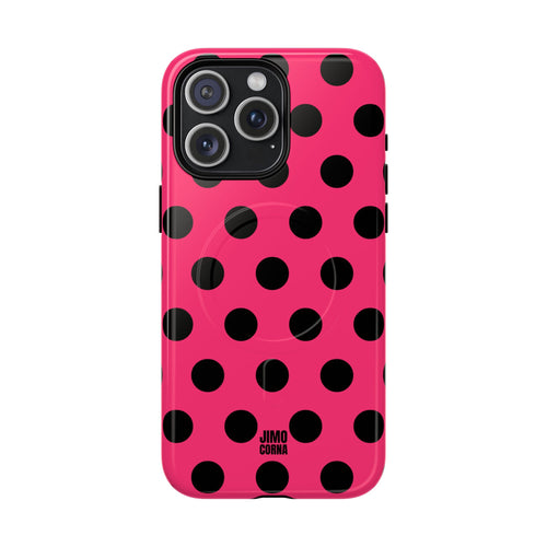 Big Polka Dot | Hot Pink and Black