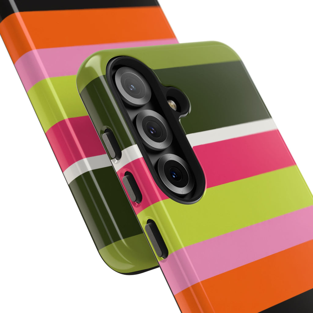 Berry Citrus Stripe Samsung Galaxy Case