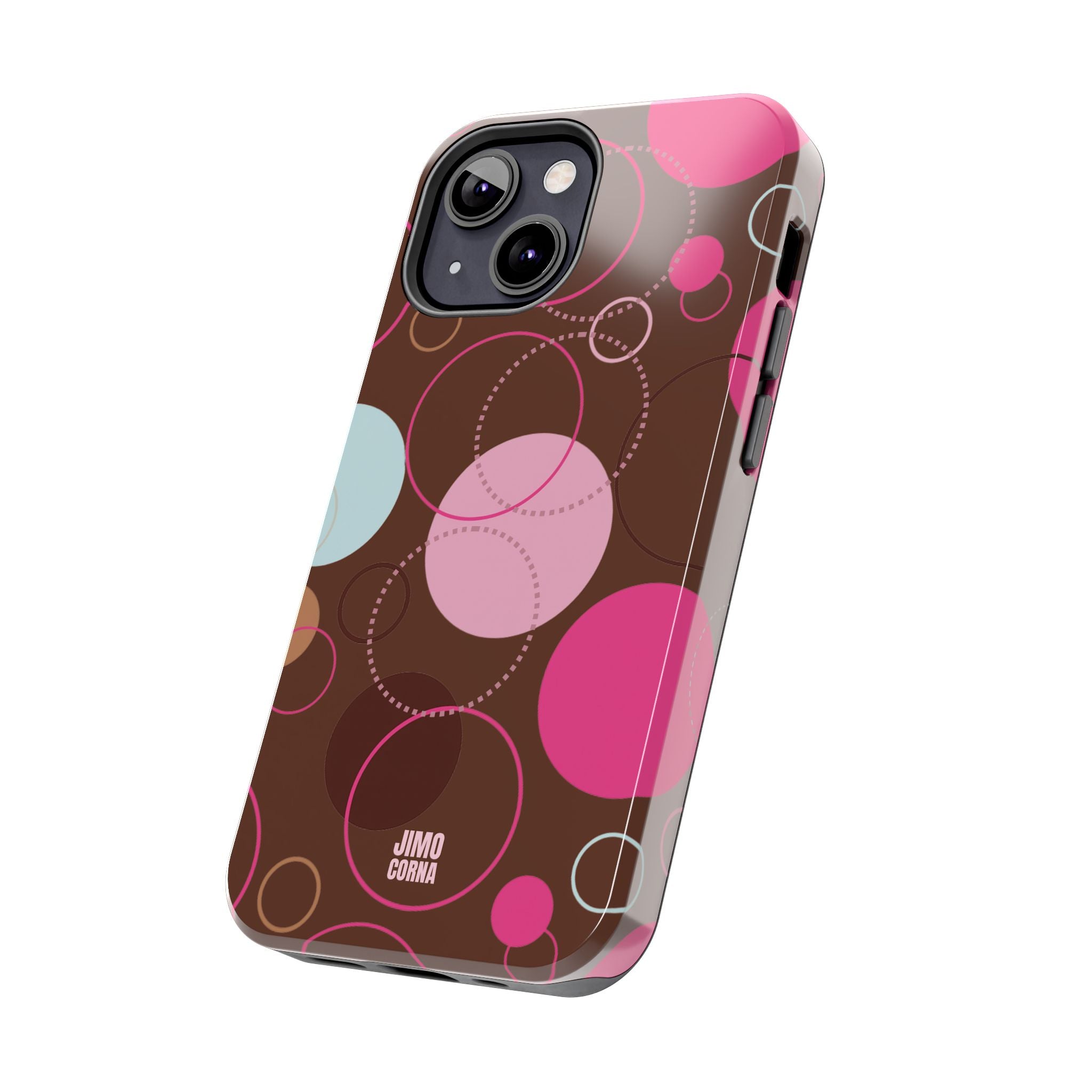 Spiral Pop iPhone Case | Brown