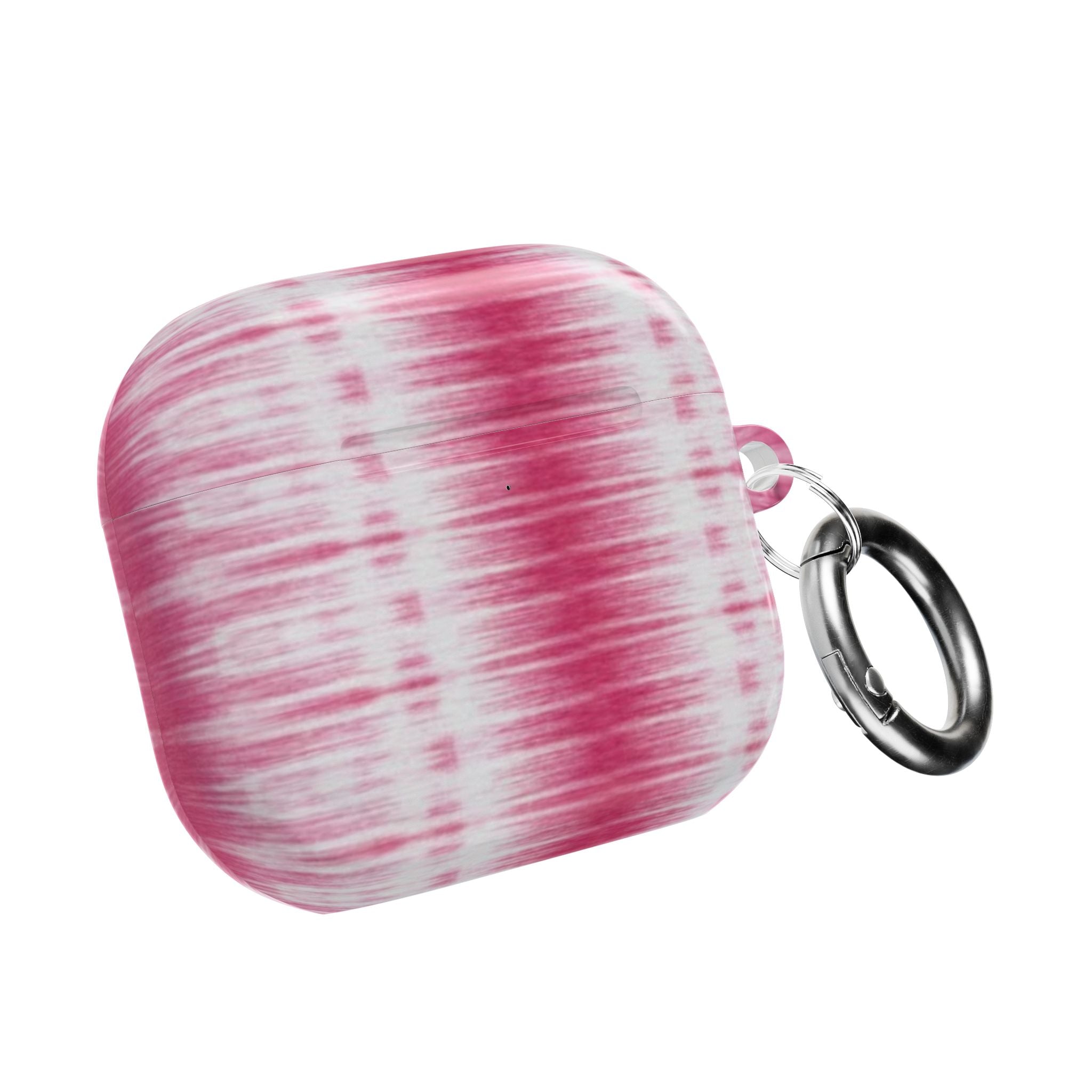 Pink Woven Texture AirPods Case