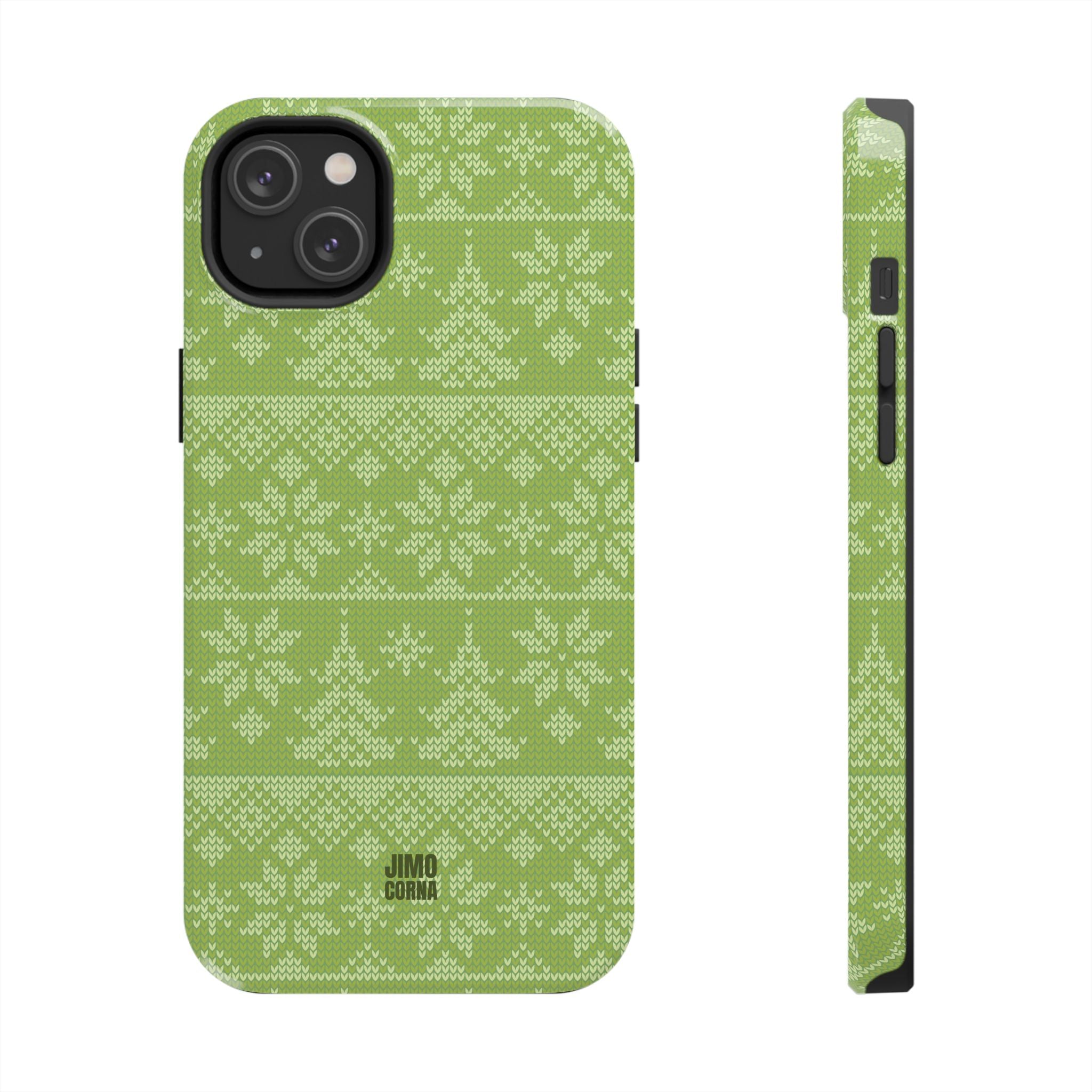 Holiday Knit | Green iPhone Case