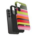 Berry Citrus Stripe Samsung Galaxy Case