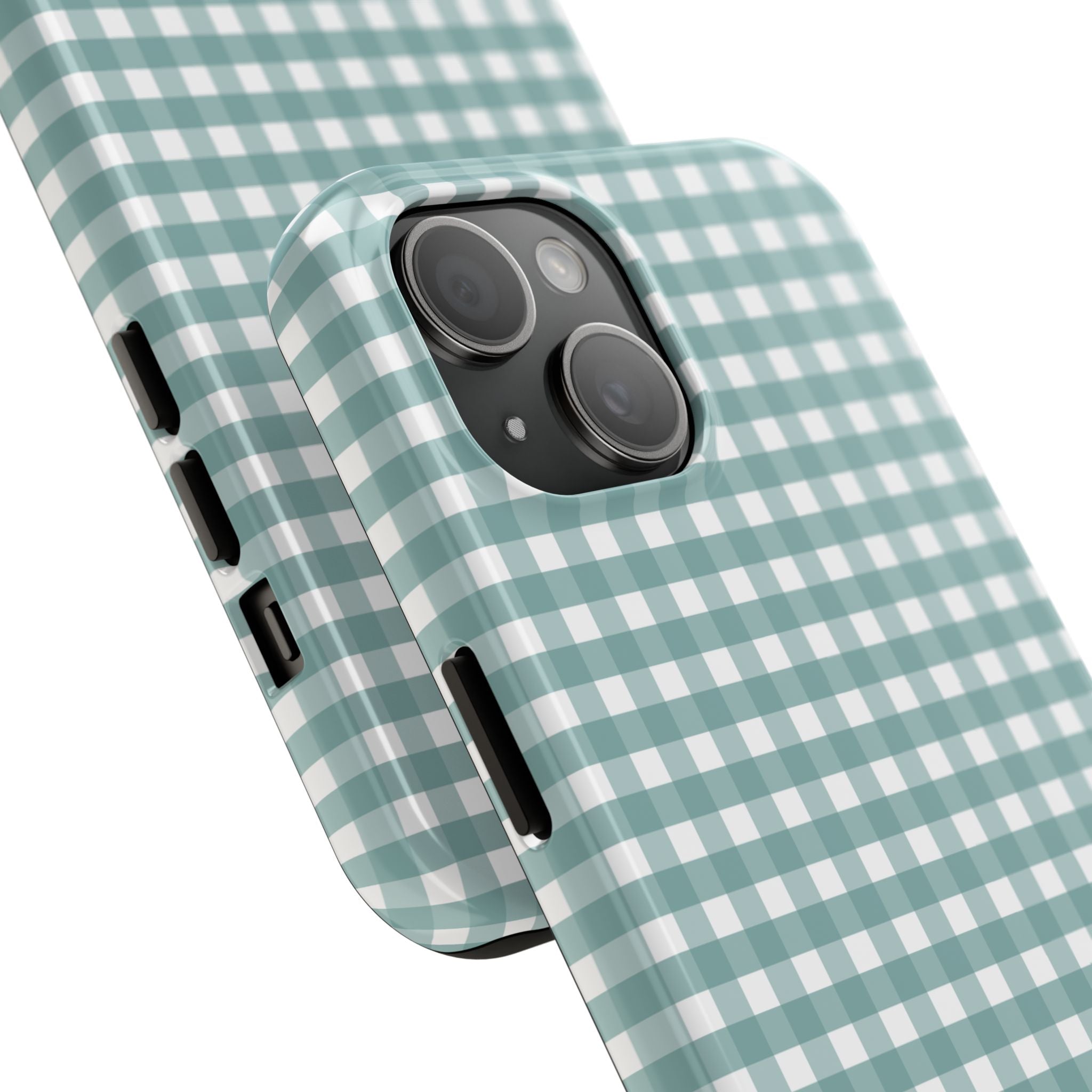Farm Gingham iPhone Case | Blue