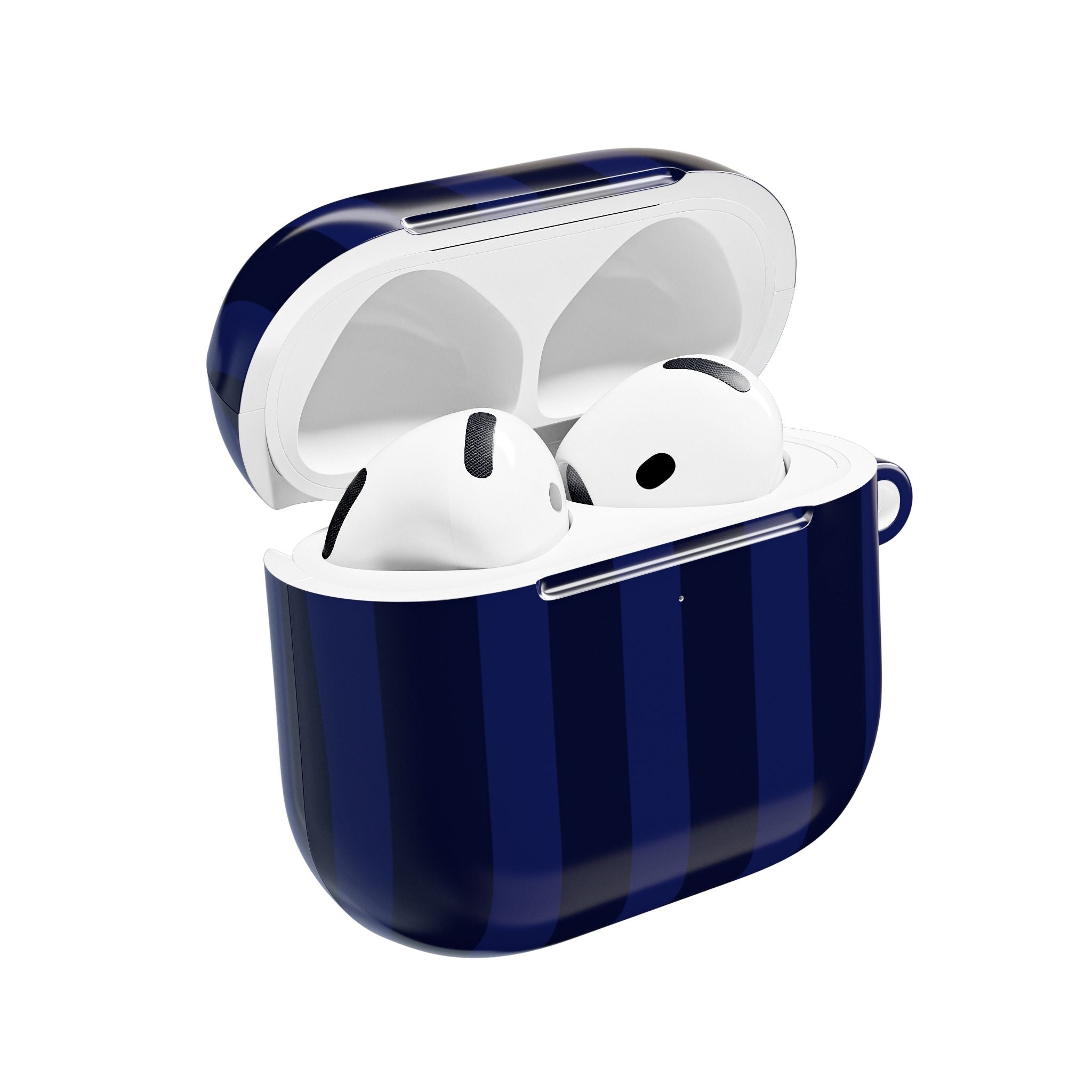 Bold Stripes AirPods Case | Navy Blue