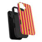 Pink and Yellow Bold Stripes