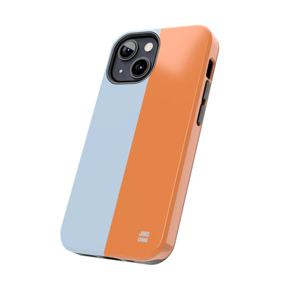 Orange and Blue Color Block