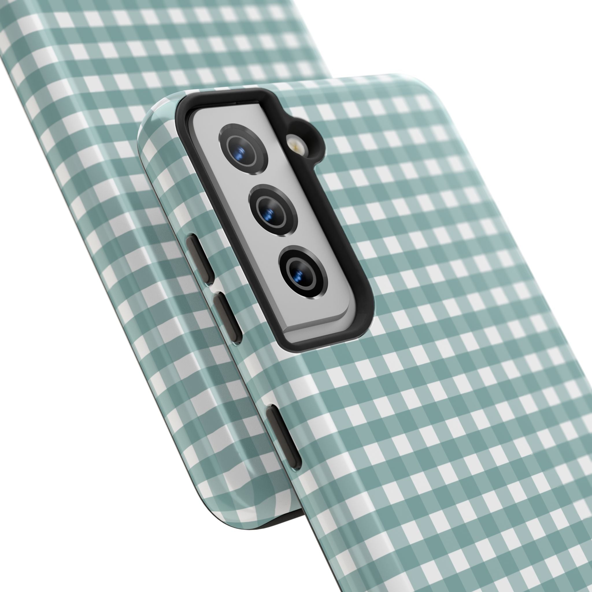 Farm Gingham Samsung Galaxy Case | Blue