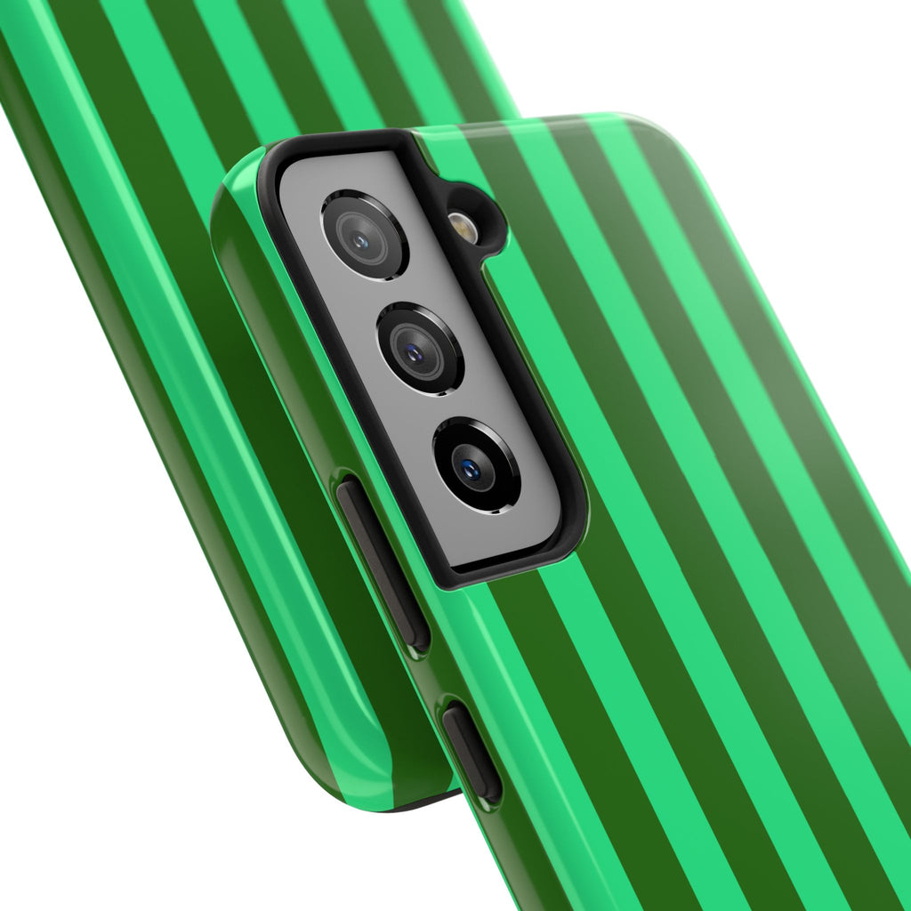 Bold Stripes Samsung Galaxy Case | Olive Green