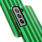 Bold Stripes Samsung Galaxy Case | Olive Green