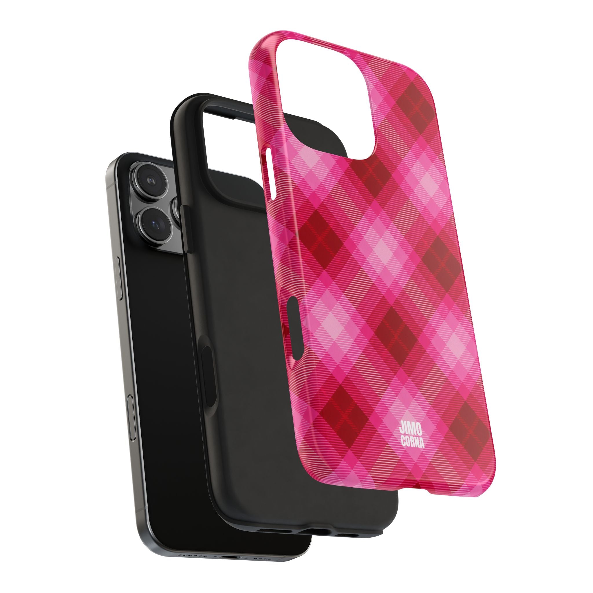 Pink Picnic Plaid iPhone Case