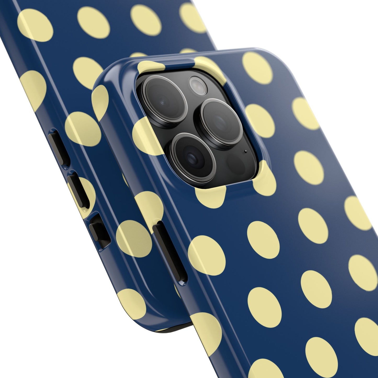 Big Polka Dot | Blue and Cream