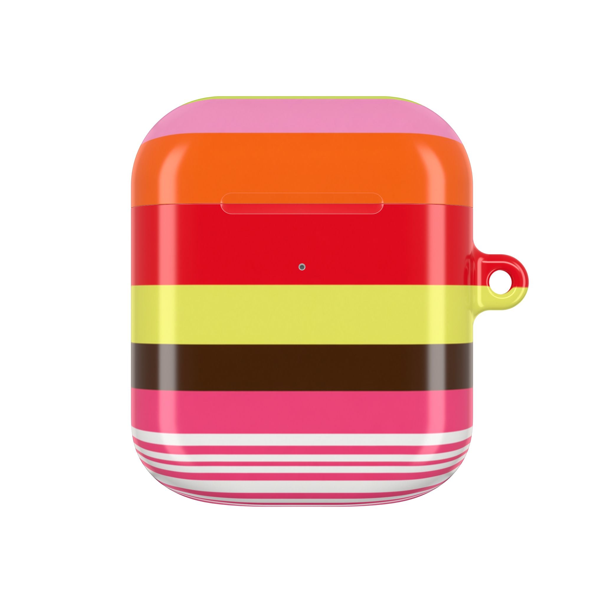 Berry Citrus Stripe AirPods Case