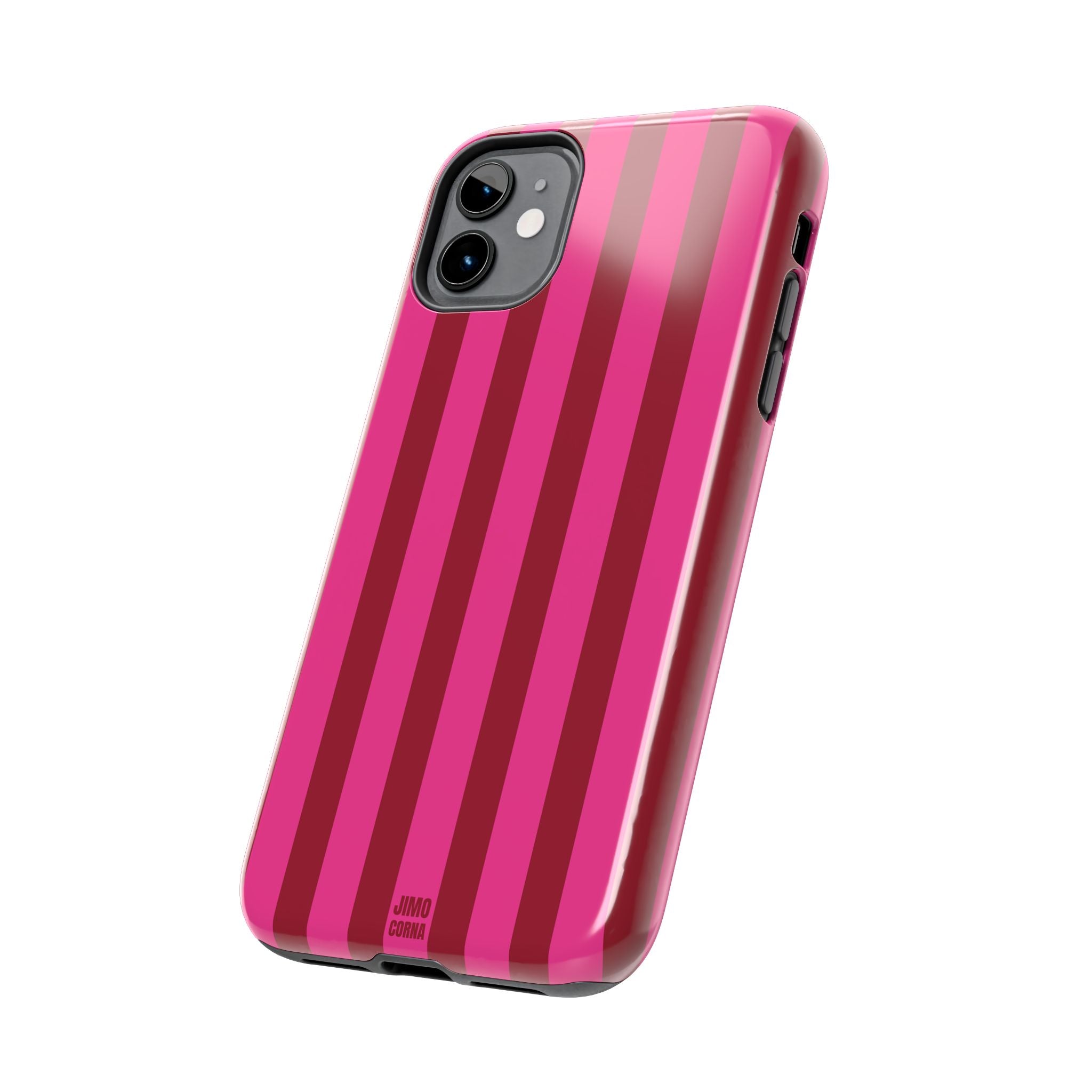 Strawberry Burst Bold Stripes