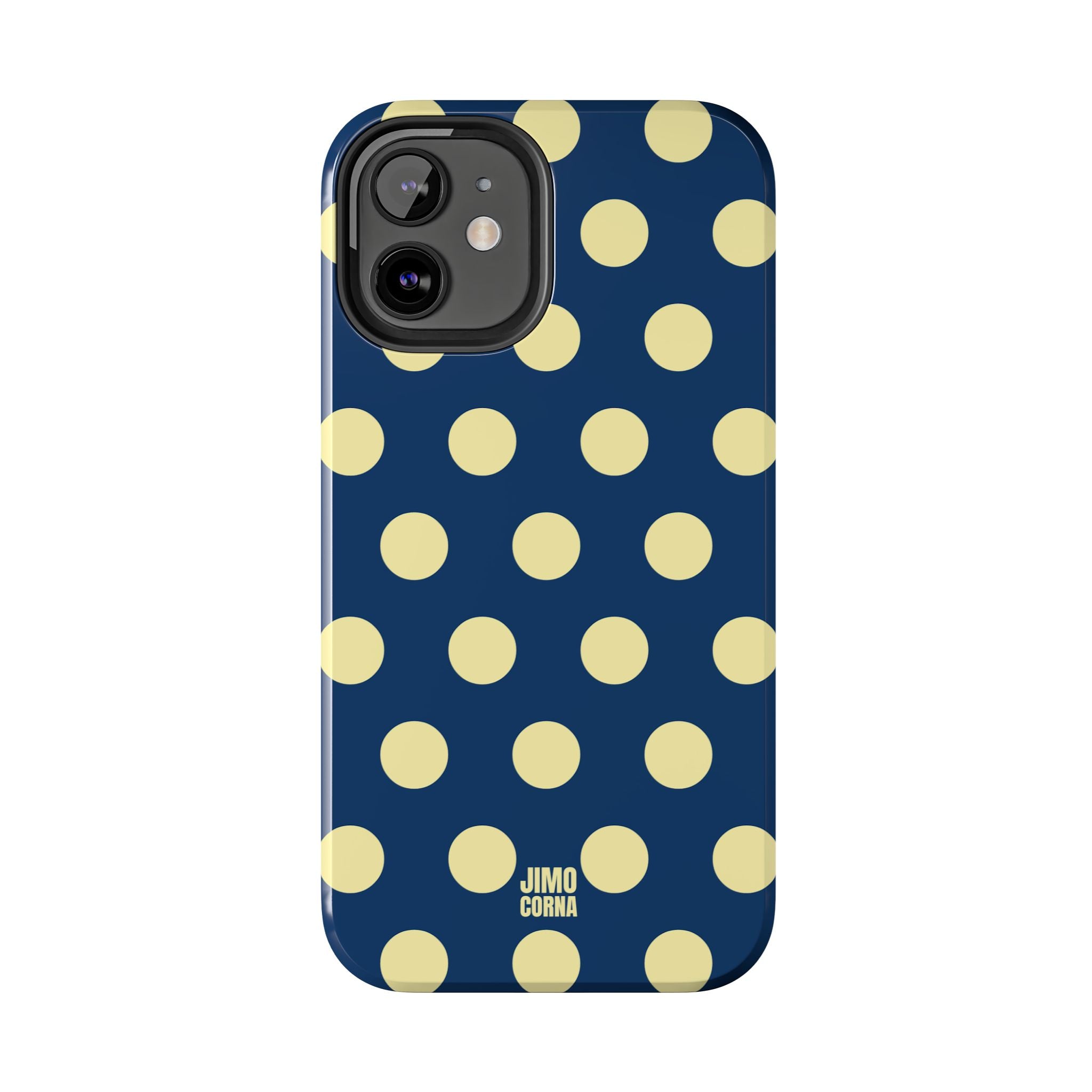 Big Polka Dot | Blue and Cream