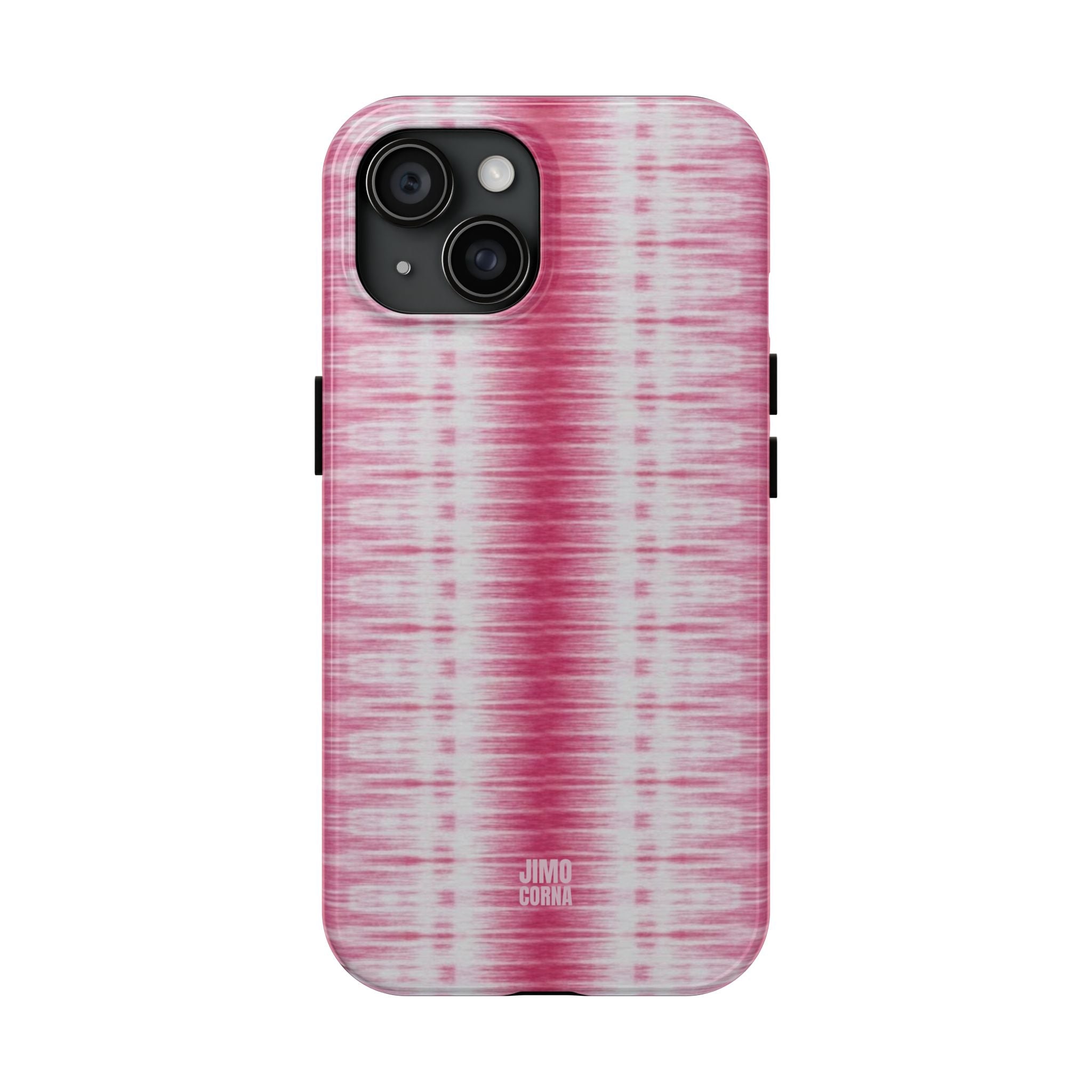 Pink Woven Texture iPhone Case