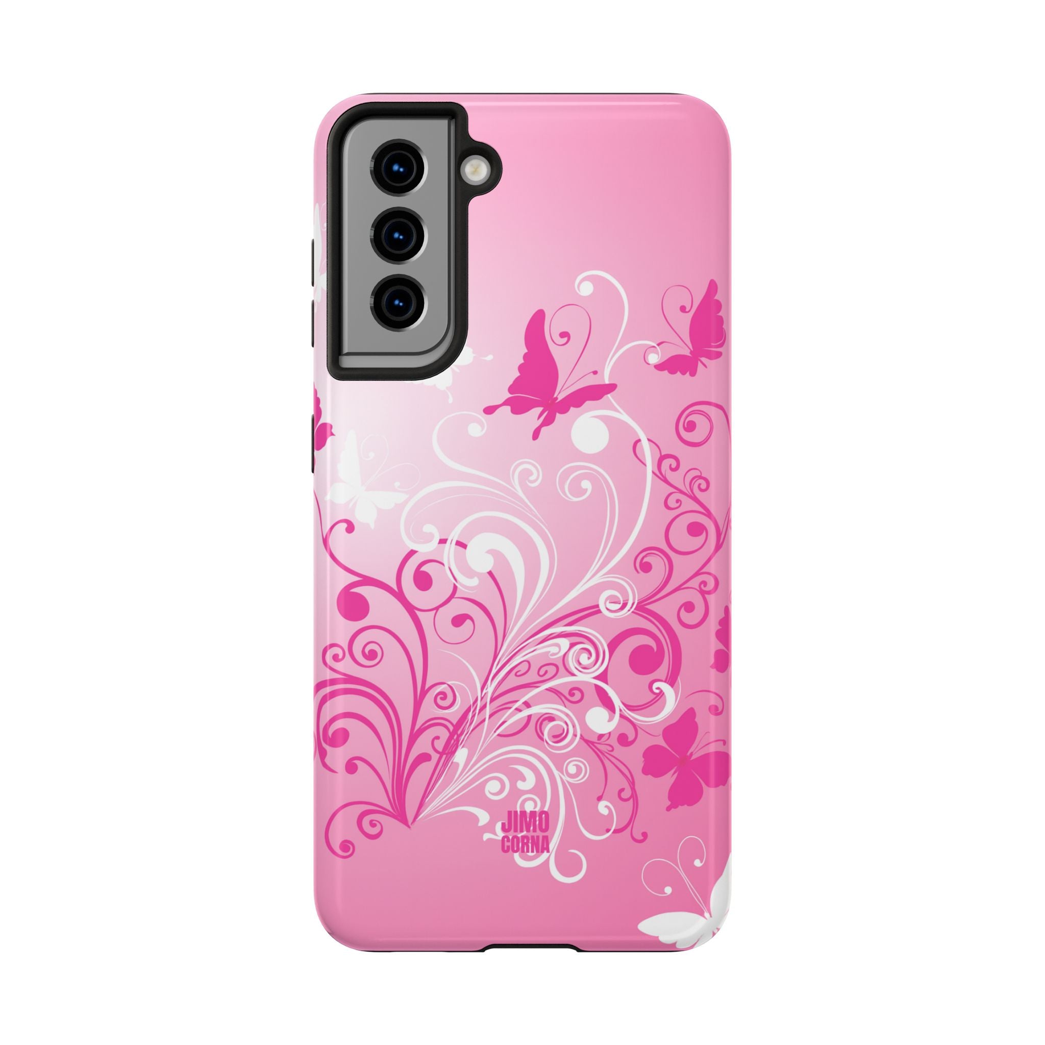 Pink Flutter Garden iPhone Case