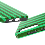 Bold Stripes Samsung Galaxy Case | Olive Green