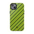 Angelina Stripes | Olive - MagSafe iPhone Case