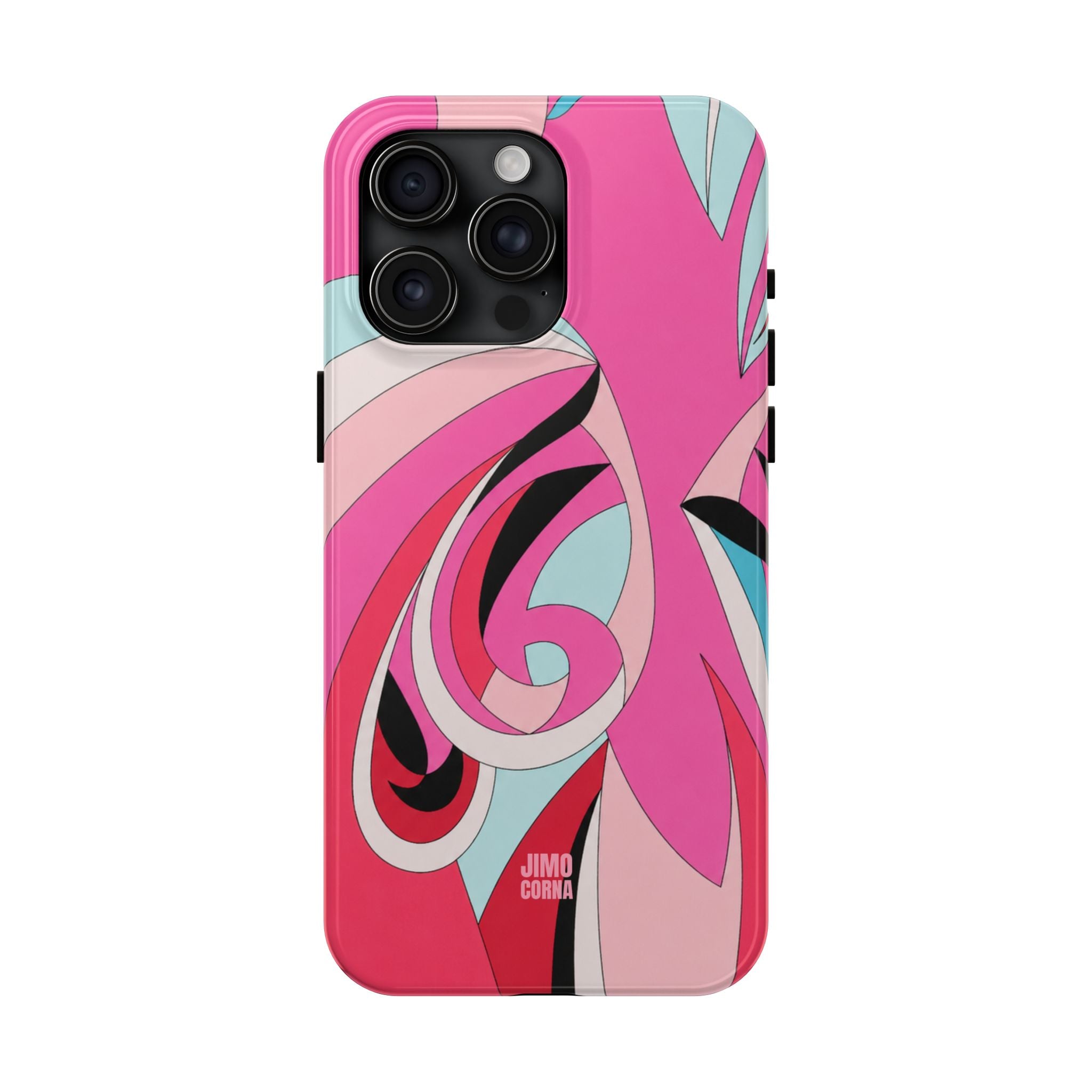 Pink Tropic Swirl iPhone Case