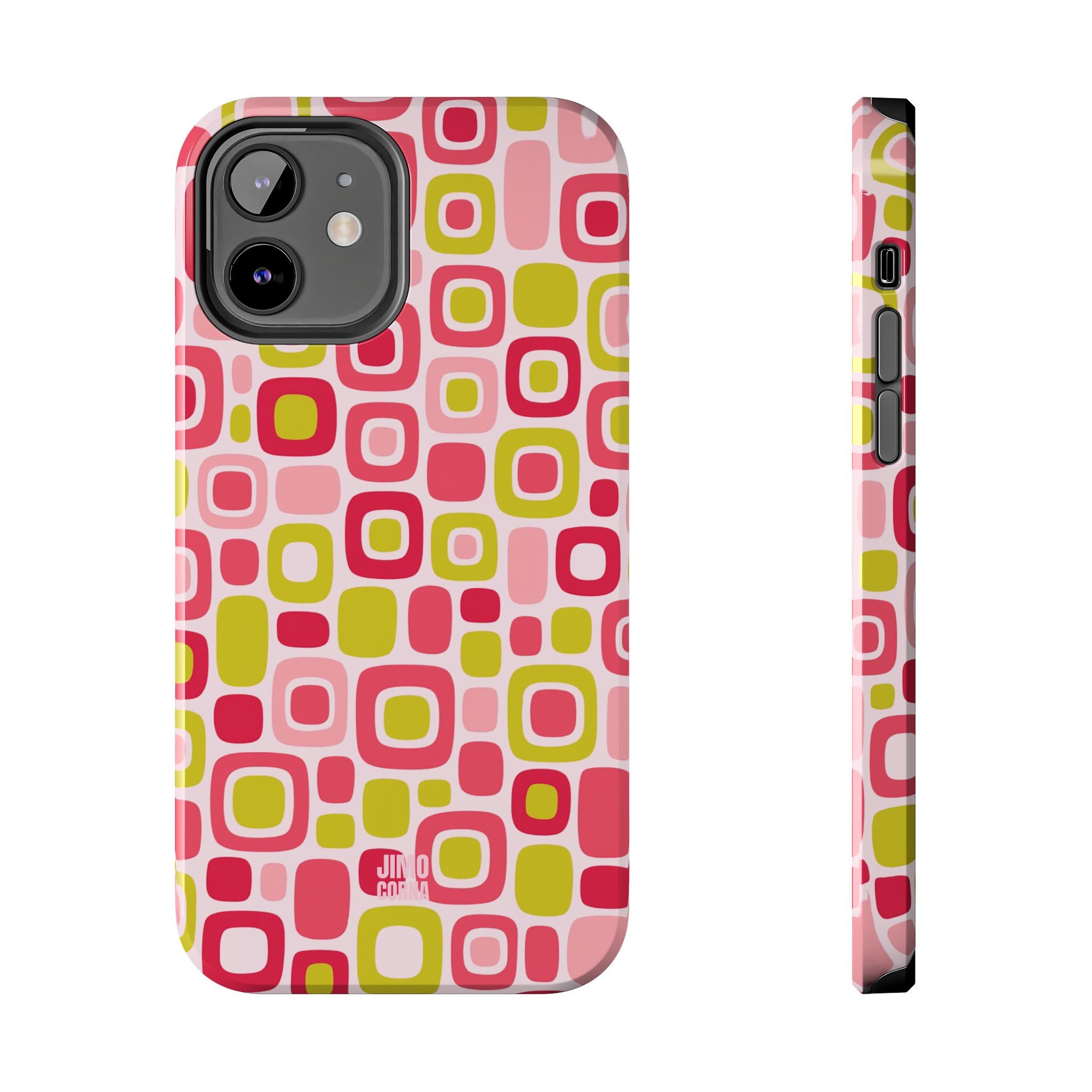 Bubble Pop Geometry iPhone Case