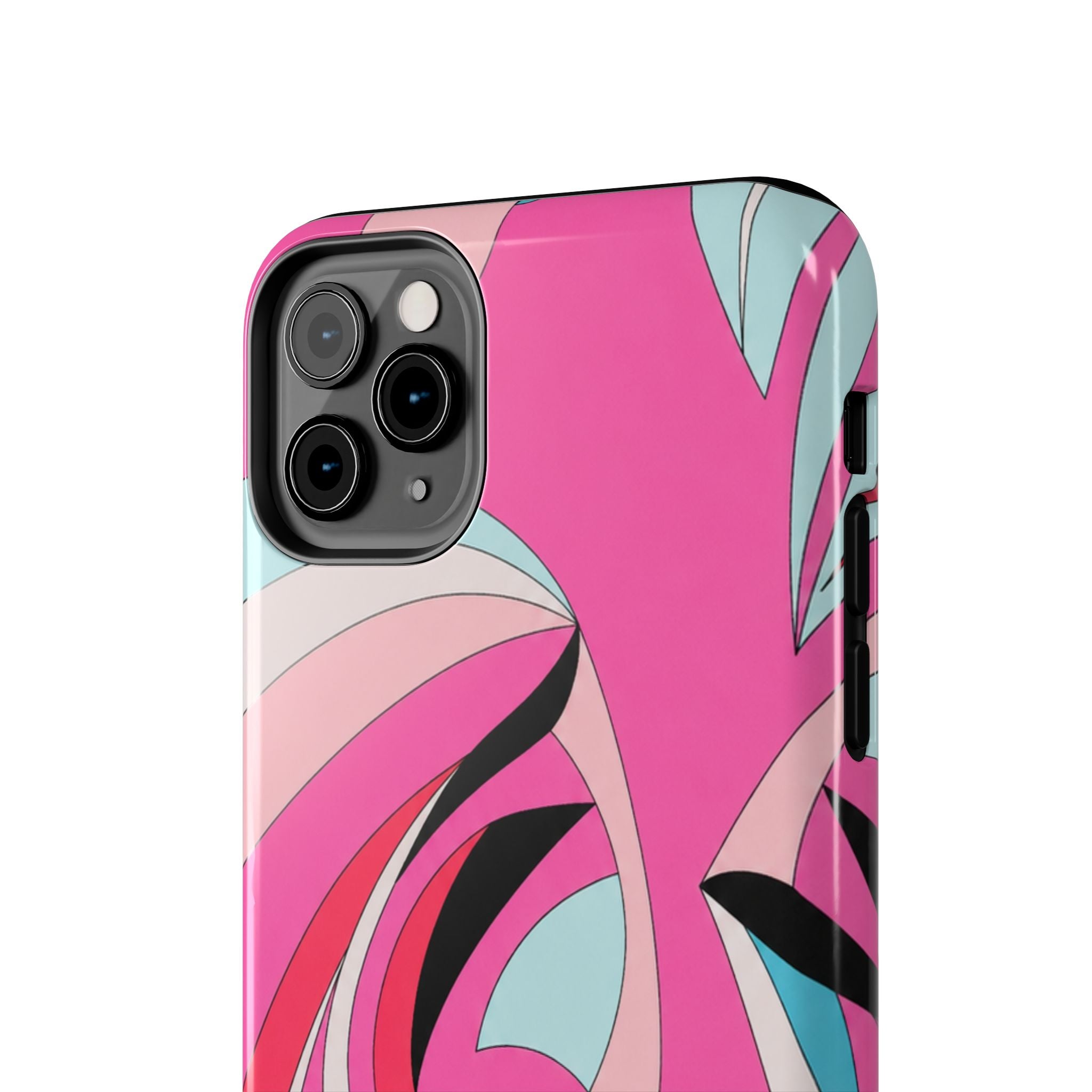 Pink Tropic Swirl iPhone Case
